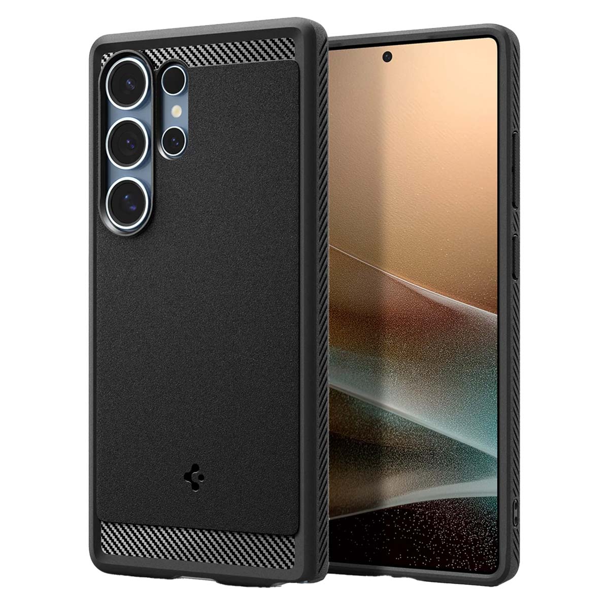 Spigen Rugged Armor Backcover MagSafe Samsung Galaxy S25 Ultra – Matte Black