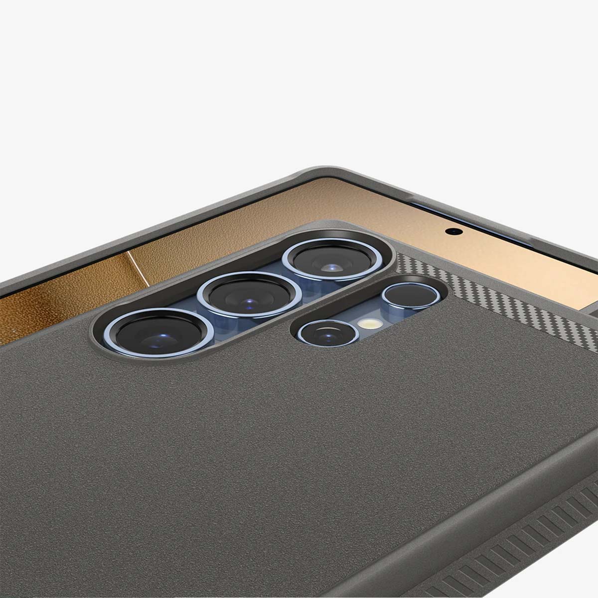 Spigen Rugged Armor Backcover MagSafe Samsung Galaxy S25 Ultra - Marble Gray - Afbeelding 8