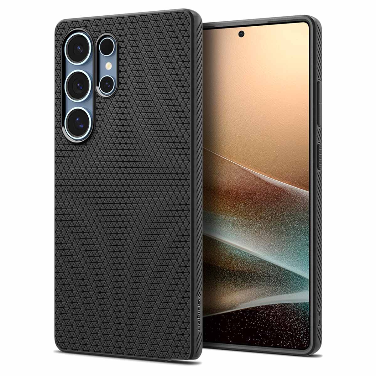 Spigen Liquid Air Backcover Samsung Galaxy S25 Ultra – Matte Black