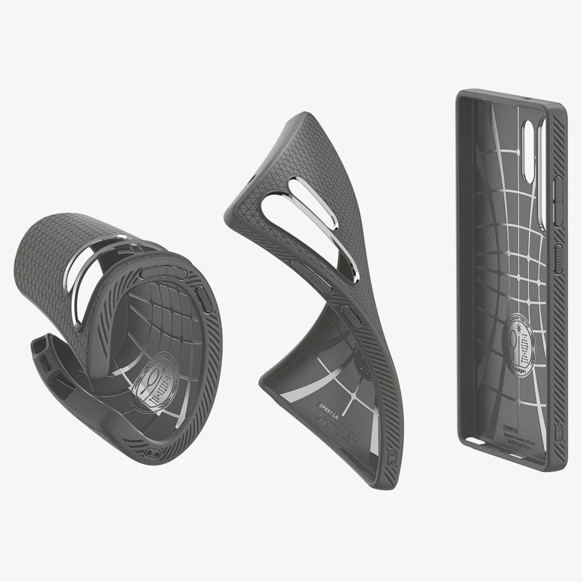 Spigen Liquid Air™ Backcover Samsung Galaxy S25 Ultra - Marble Gray - Afbeelding 7