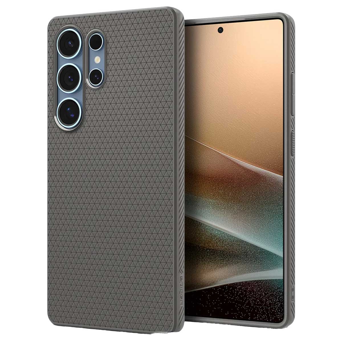 Spigen Liquid Air Backcover Samsung Galaxy S25 Ultra – Marble Gray