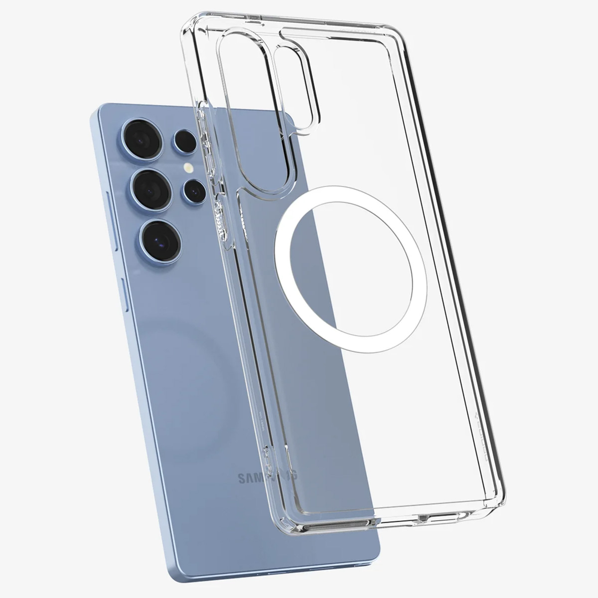 Spigen Ultra Hybrid Backcover MagSafe Samsung Galaxy S25 Ultra - Transparant - Afbeelding 4