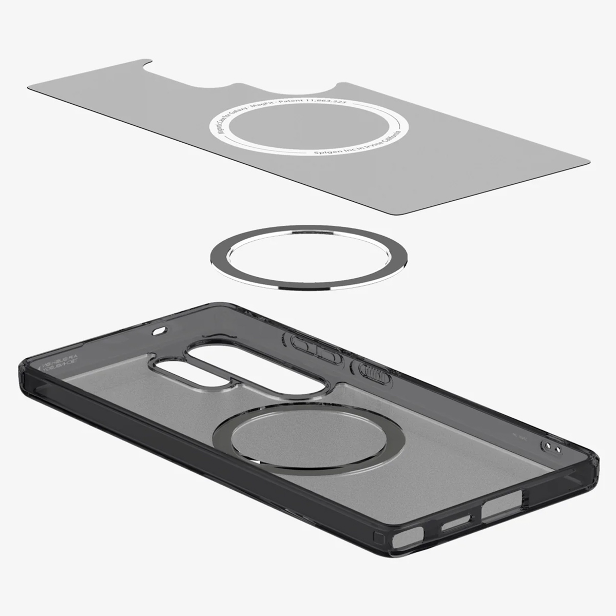 Spigen Ultra Hybrid Backcover MagSafe Samsung Galaxy S25 Ultra - Frost Black - Afbeelding 9