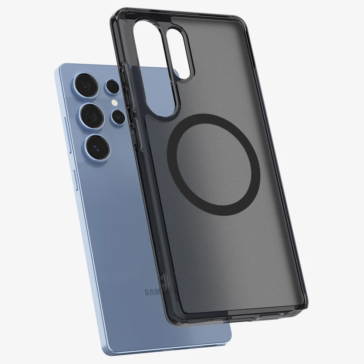 Spigen Ultra Hybrid Backcover MagSafe Samsung Galaxy S25 Ultra - Frost Black - Afbeelding 4