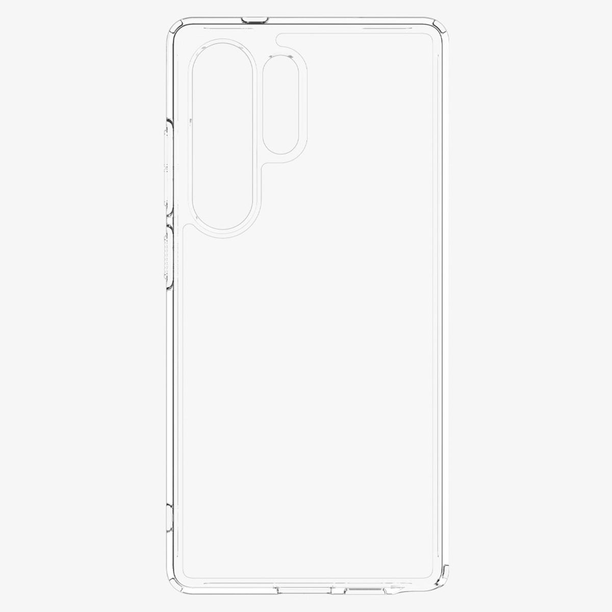 Spigen Ultra Hybrid Backcover Samsung Galaxy S25 Ultra - Crystal Clear - Afbeelding 6