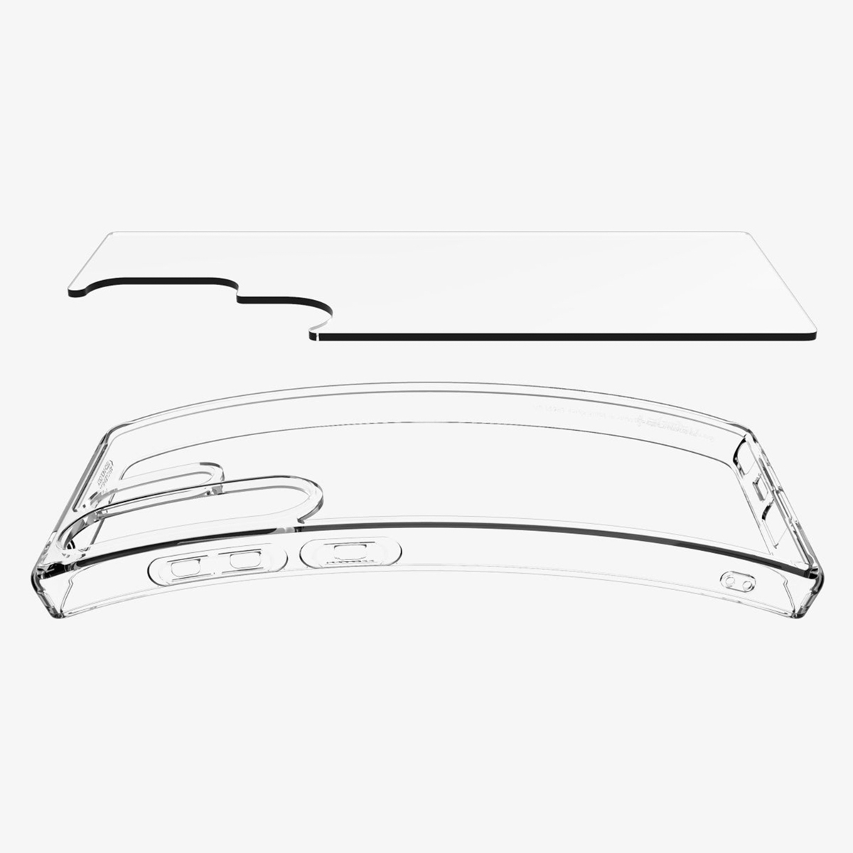 Spigen Ultra Hybrid Backcover Samsung Galaxy S25 Ultra - Crystal Clear - Afbeelding 7