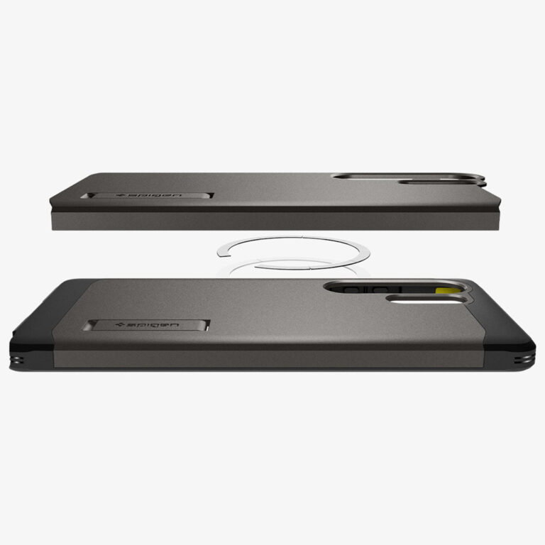 Spigen Tough Armor Backcover MagSafe Samsung Galaxy S25 Ultra - Gunmetal - Afbeelding 8