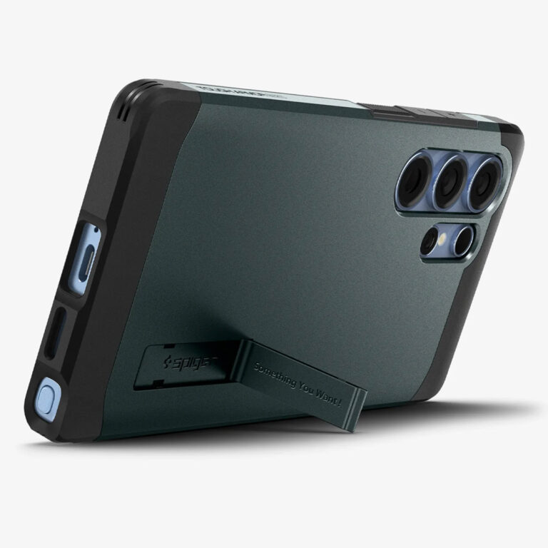 Spigen Tough Armor Backcover MagSafe Samsung Galaxy S25 Ultra - Abyss Green - Afbeelding 3