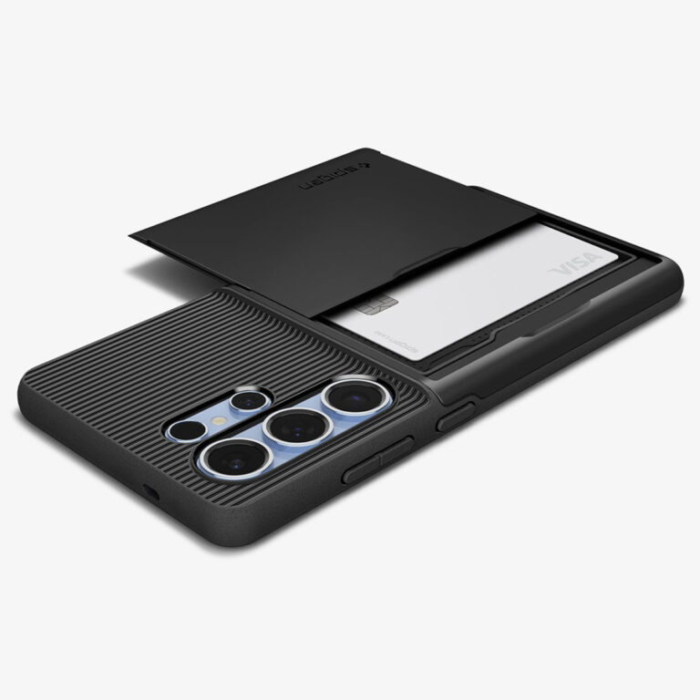 Spigen Slim Armor CS Backcover Samsung Galaxy S25 Ultra - Zwart - Afbeelding 8