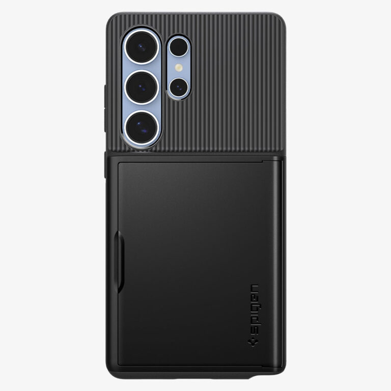 Spigen Slim Armor CS Backcover Samsung Galaxy S25 Ultra - Zwart - Afbeelding 2
