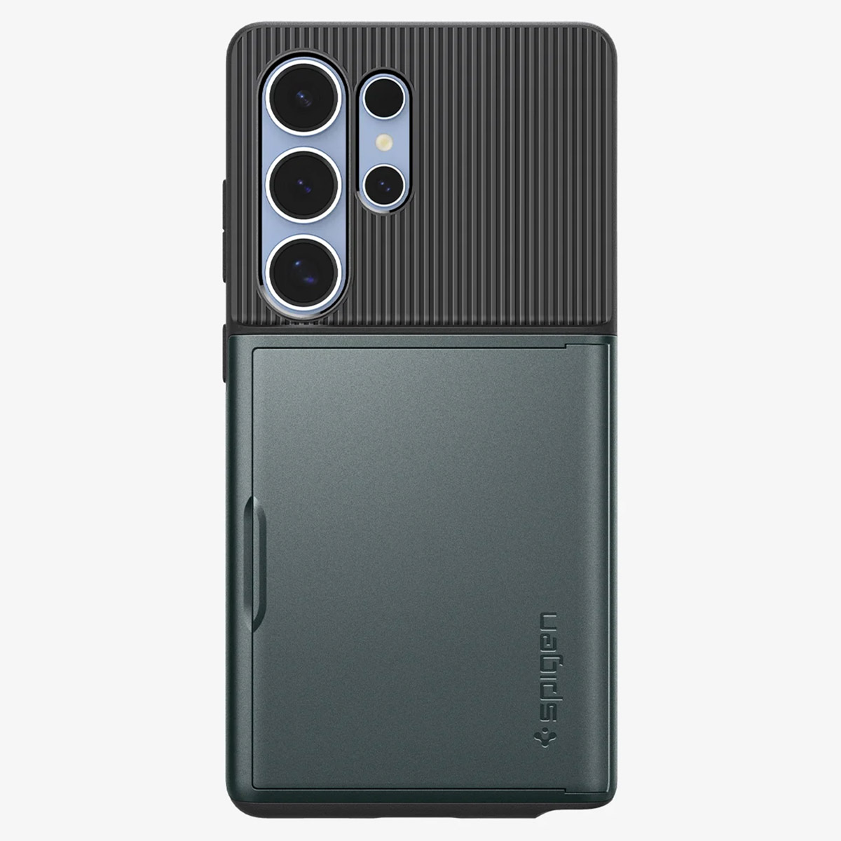 Spigen Slim Armor CS Backcover Samsung Galaxy S25 Ultra - Abyss Green - Afbeelding 3