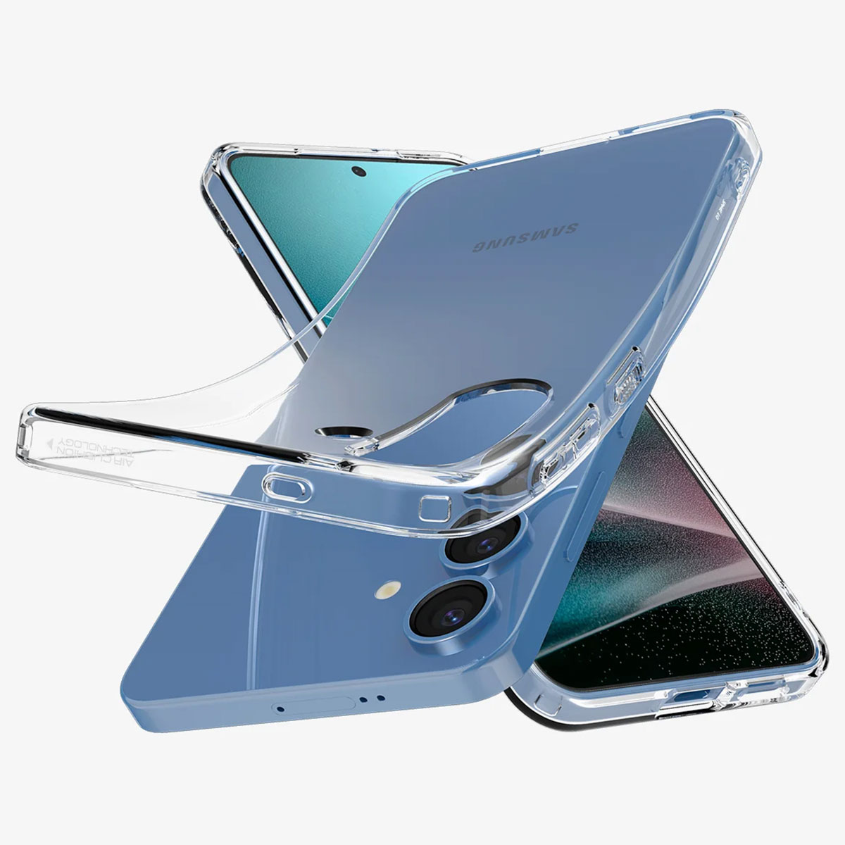 Spigen Liquid Crystal Backcover Samsung Galaxy S25 Plus - Crystal Clear - Afbeelding 3