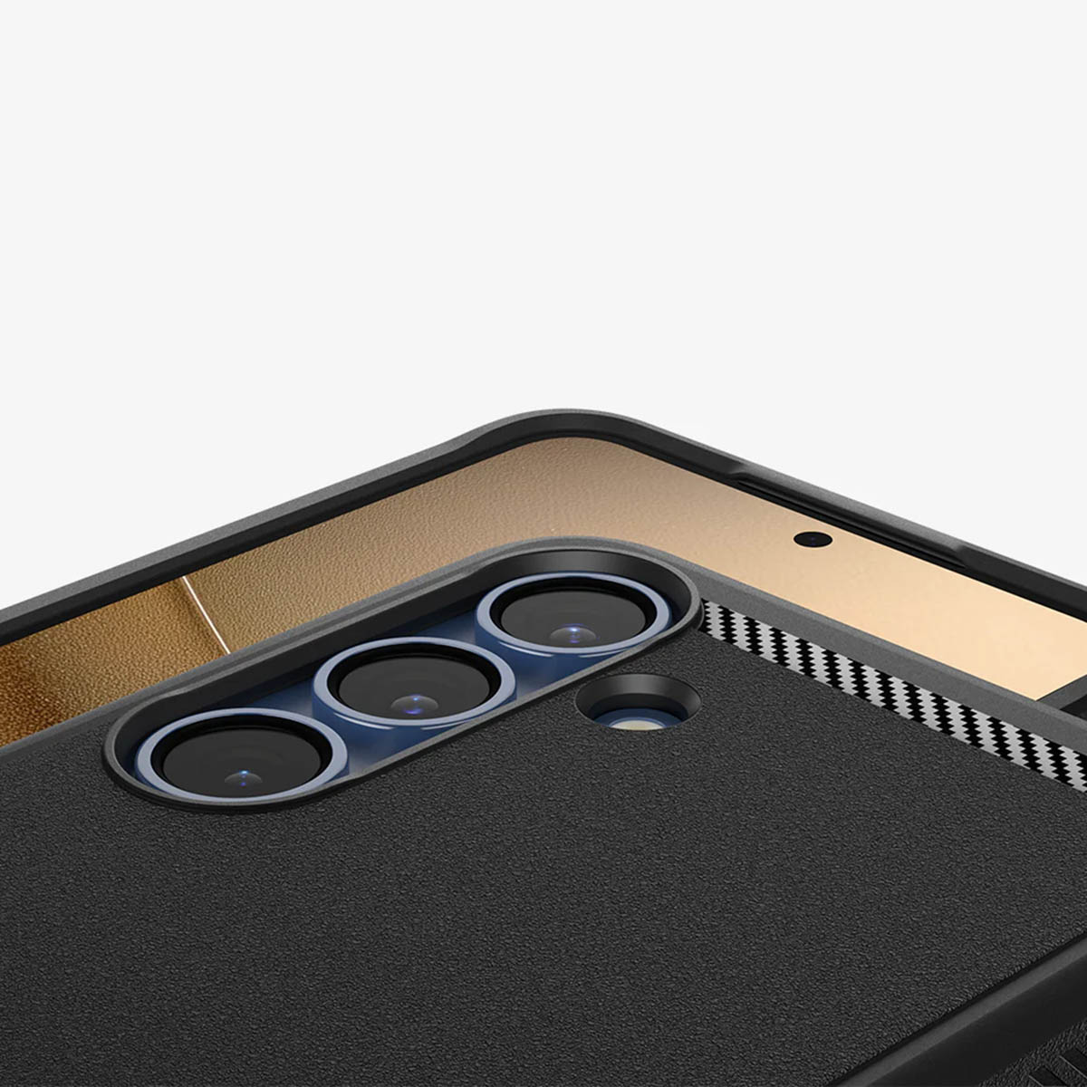 Spigen Rugged Armor Backcover MagSafe Samsung Galaxy S25 Plus - Matte Black - Afbeelding 9