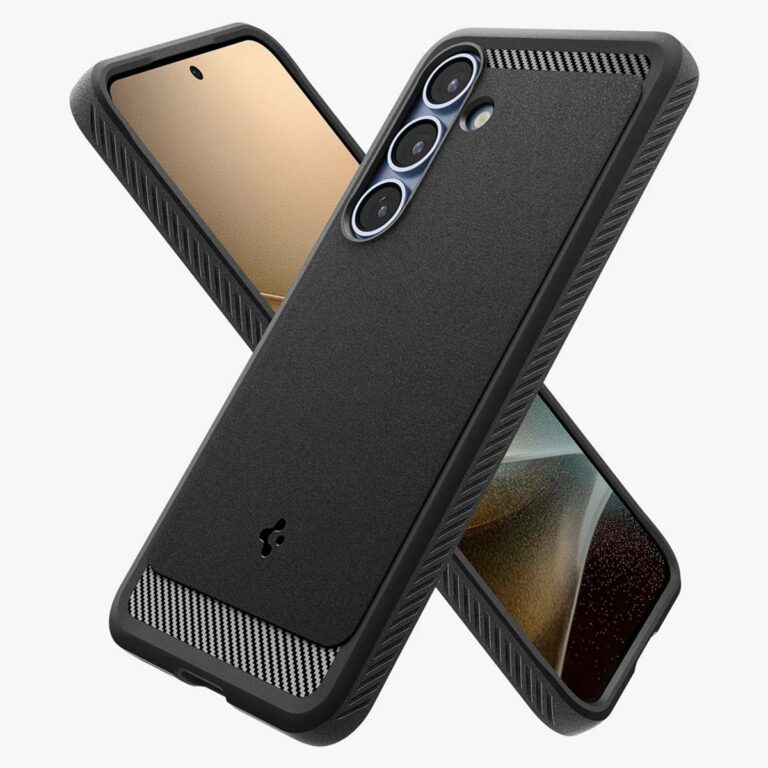Spigen Rugged Armor Backcover MagSafe Samsung Galaxy S25 Plus - Matte Black - Afbeelding 4
