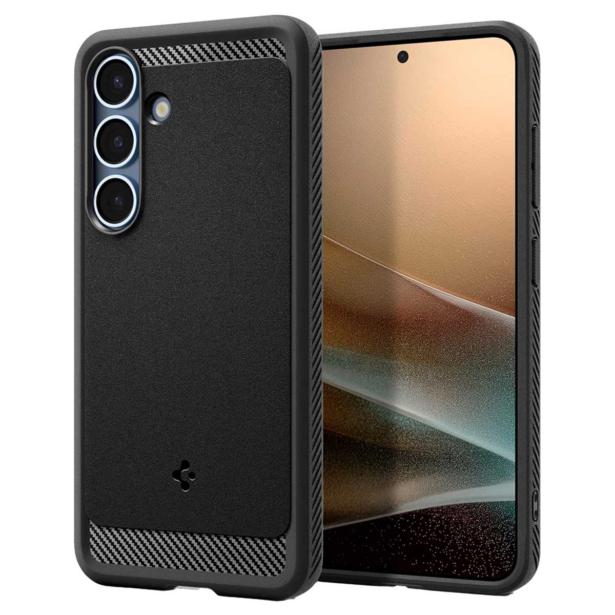 Spigen Rugged Armor Backcover MagSafe Samsung Galaxy S25 Plus – Matte Black