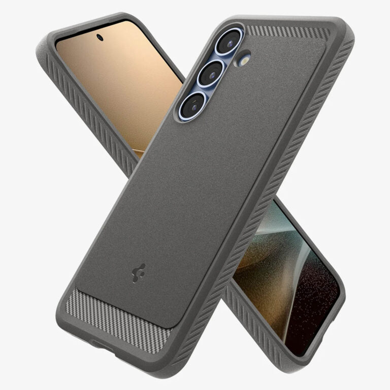 Spigen Rugged Armor Backcover MagSafe Samsung Galaxy S25 Plus - Marble Gray - Afbeelding 4