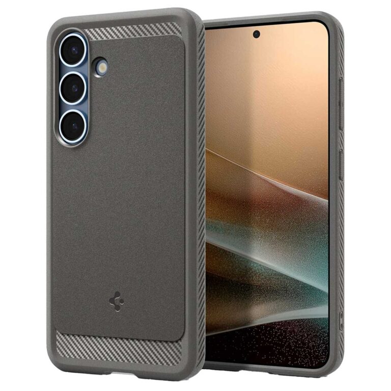 Spigen Rugged Armor Backcover MagSafe Samsung Galaxy S25 Plus - Marble Gray - Afbeelding 2