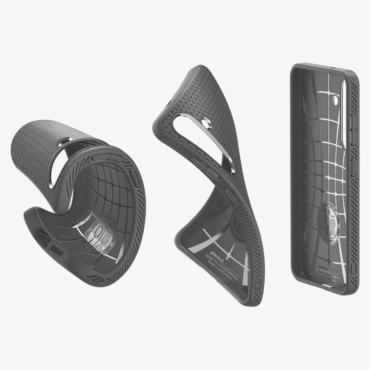 Spigen Liquid Air™ Backcover Samsung Galaxy S25 Plus - Marble Gray - Afbeelding 7