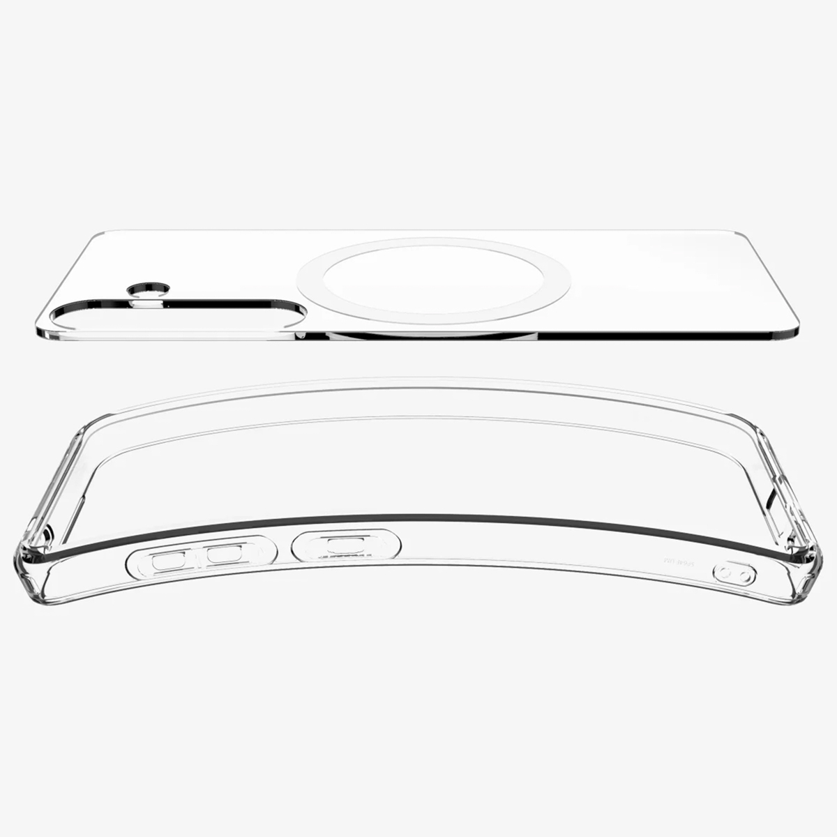 Spigen Ultra Hybrid Backcover MagSafe Samsung Galaxy S25 Plus - Transparant - Afbeelding 7