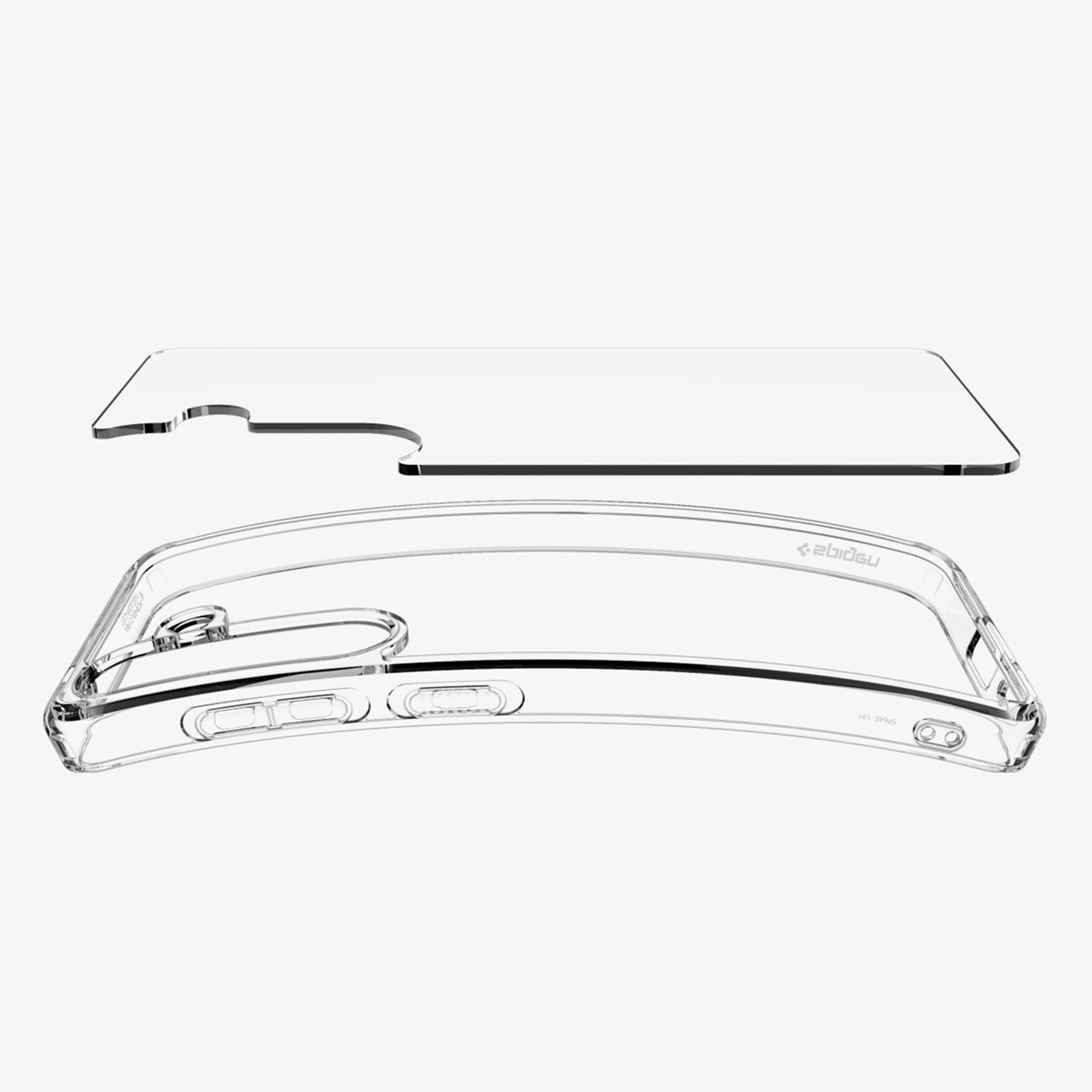 Spigen Ultra Hybrid Backcover Samsung Galaxy S25 Plus - Crystal Clear - Afbeelding 7