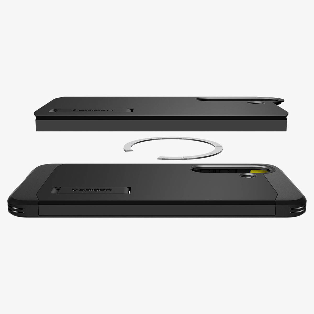 Spigen Tough Armor Backcover MagSafe Samsung Galaxy S25 Plus - Zwart - Afbeelding 9