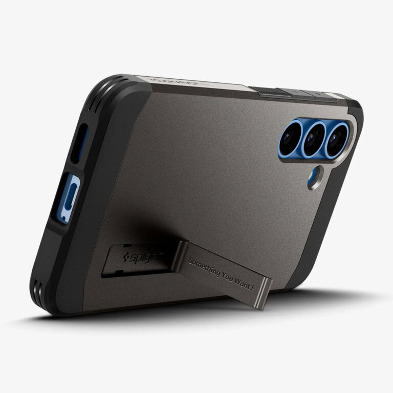 Spigen Tough Armor Backcover MagSafe Samsung Galaxy S25 Plus - Gunmetal - Afbeelding 3