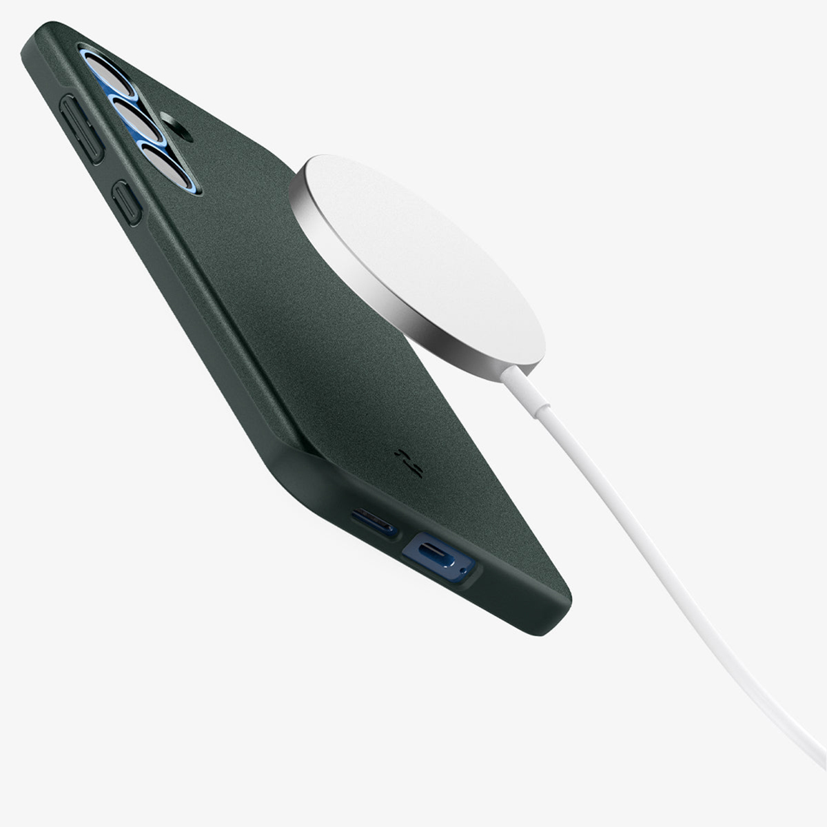 Spigen Thin Fit Backcover MagSafe Samsung Galaxy S25 - Abyss Green - Afbeelding 4