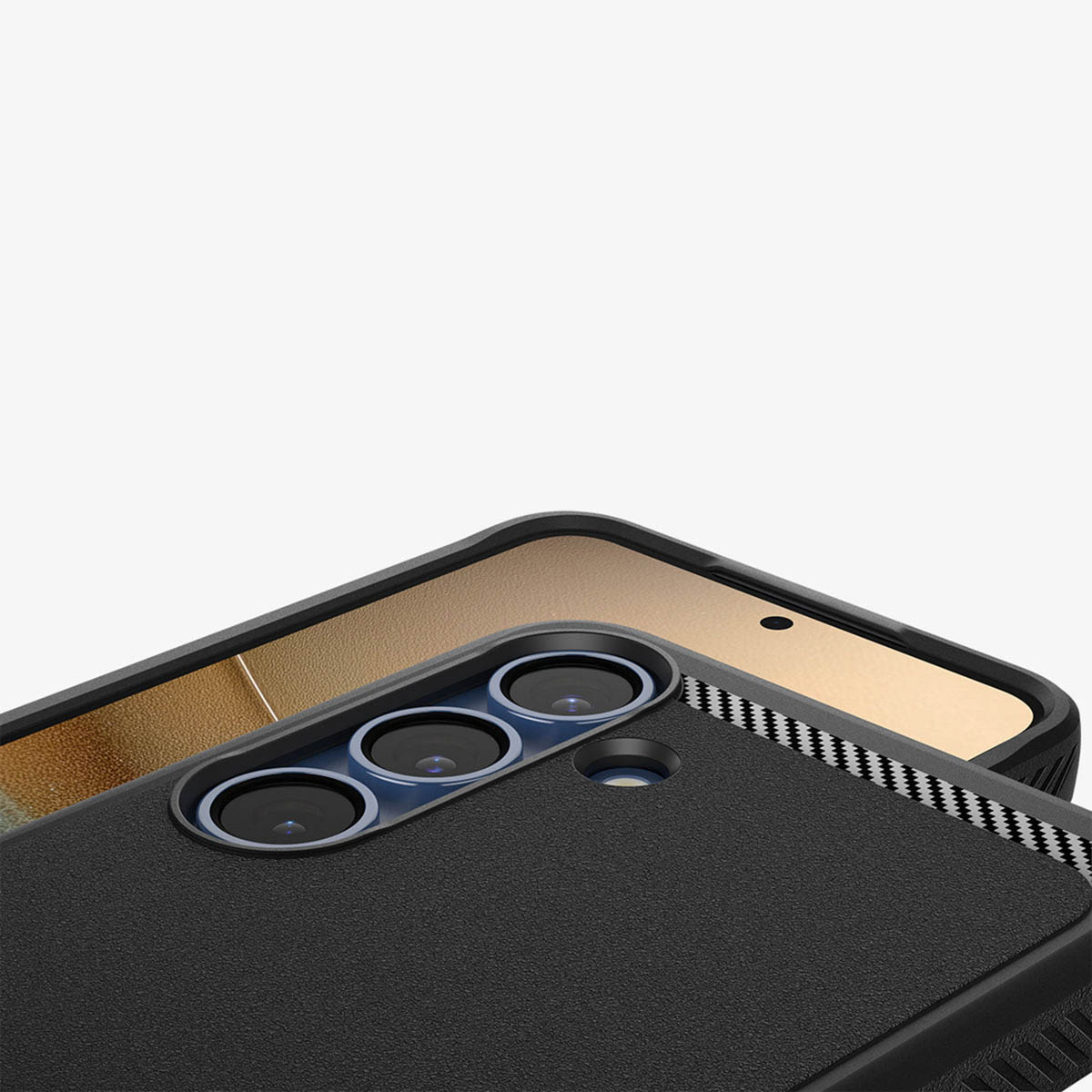 Spigen Rugged Armor Backcover MagSafe Samsung Galaxy S25 - Matte Black - Afbeelding 9