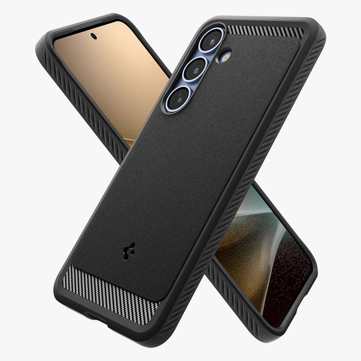 Spigen Rugged Armor Backcover MagSafe Samsung Galaxy S25 - Matte Black - Afbeelding 3