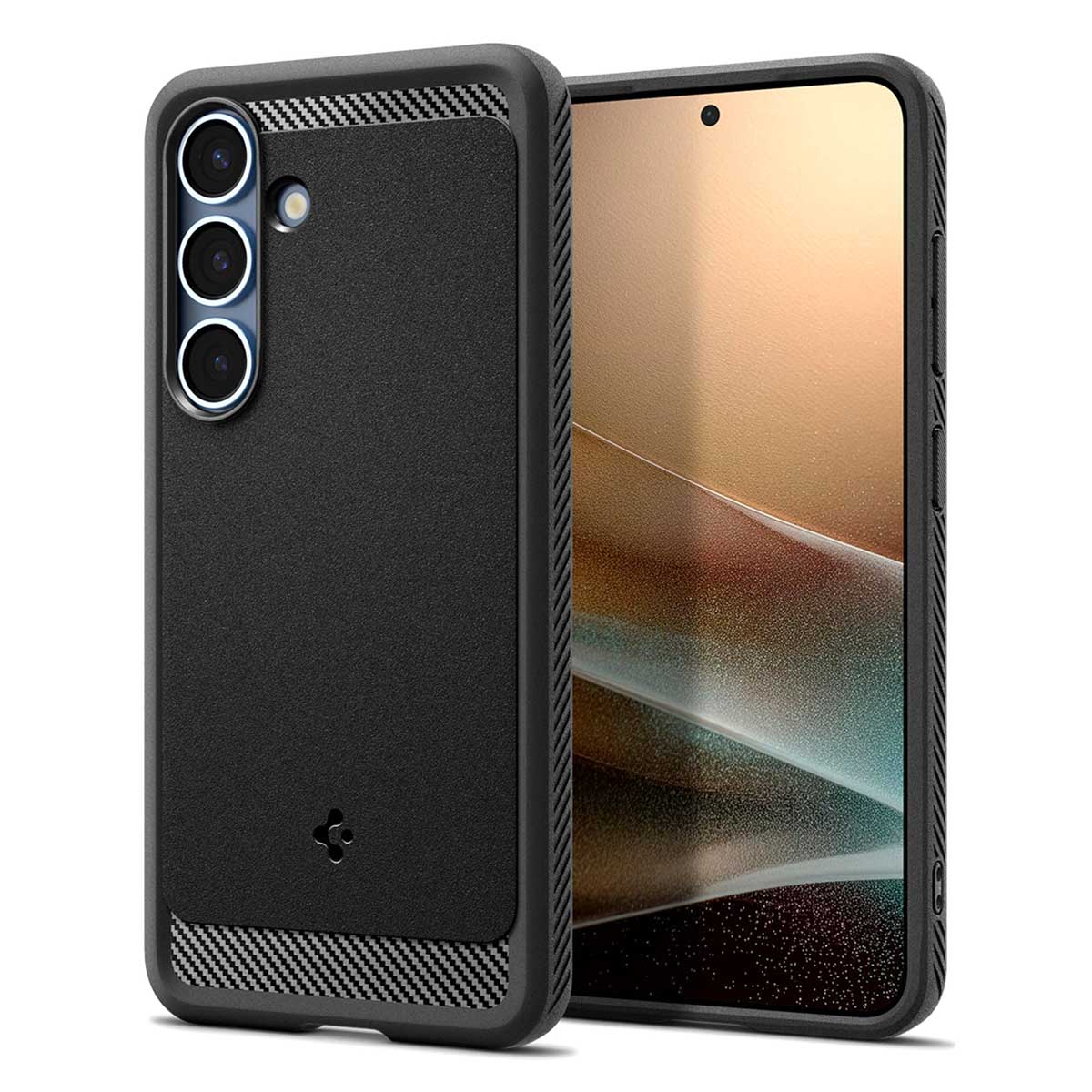 Spigen Rugged Armor Backcover MagSafe Samsung Galaxy S25 – Matte Black