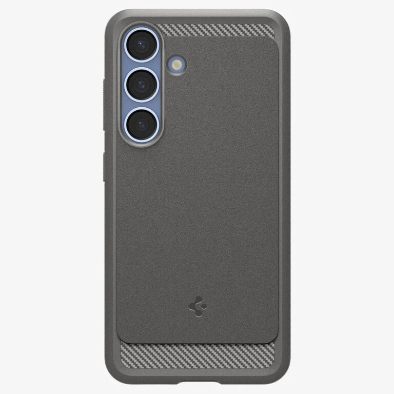 Spigen Rugged Armor Backcover MagSafe Samsung Galaxy S25 - Marble Gray - Afbeelding 5