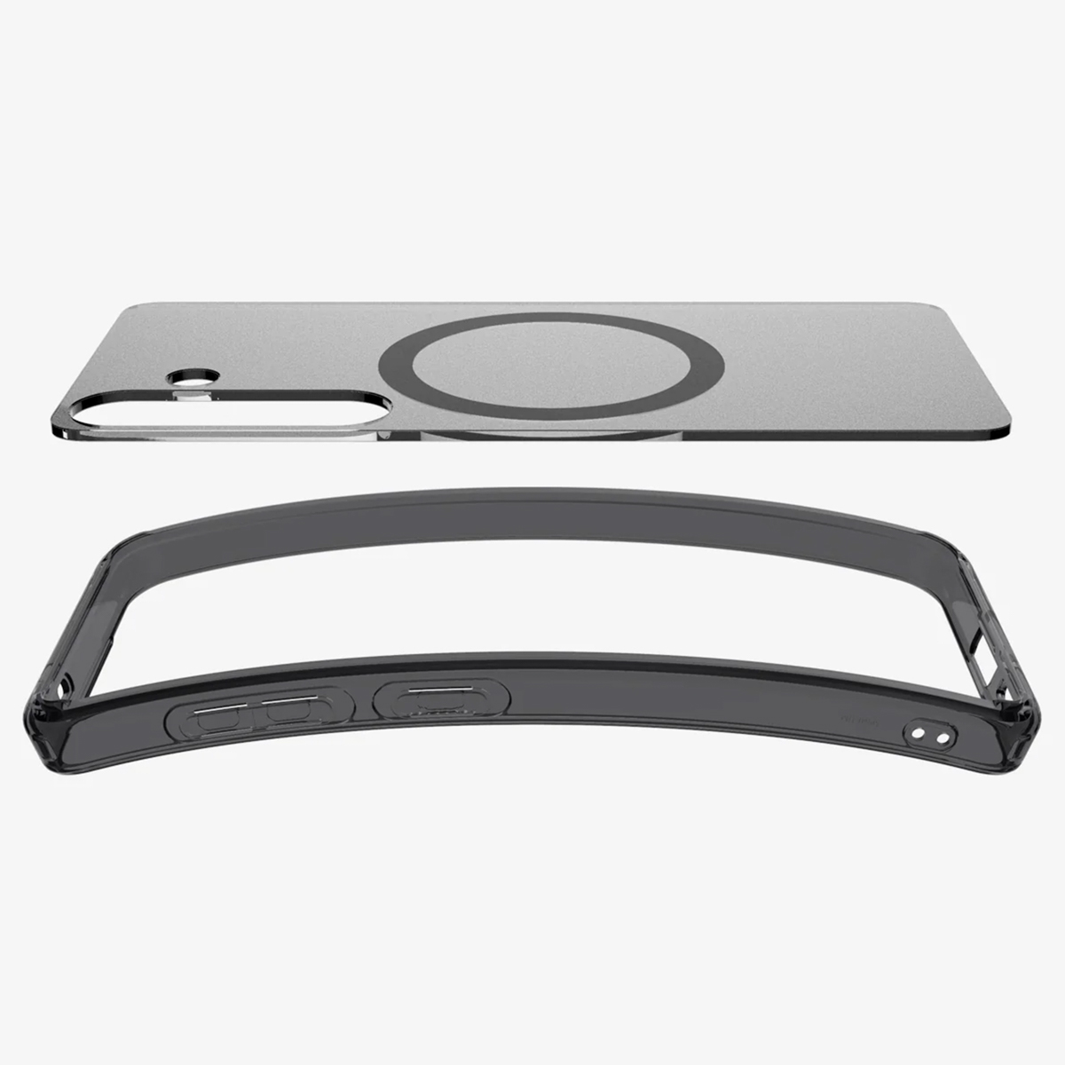 Spigen Ultra Hybrid Backcover MagSafe Samsung Galaxy S25 - Frost Black - Afbeelding 7