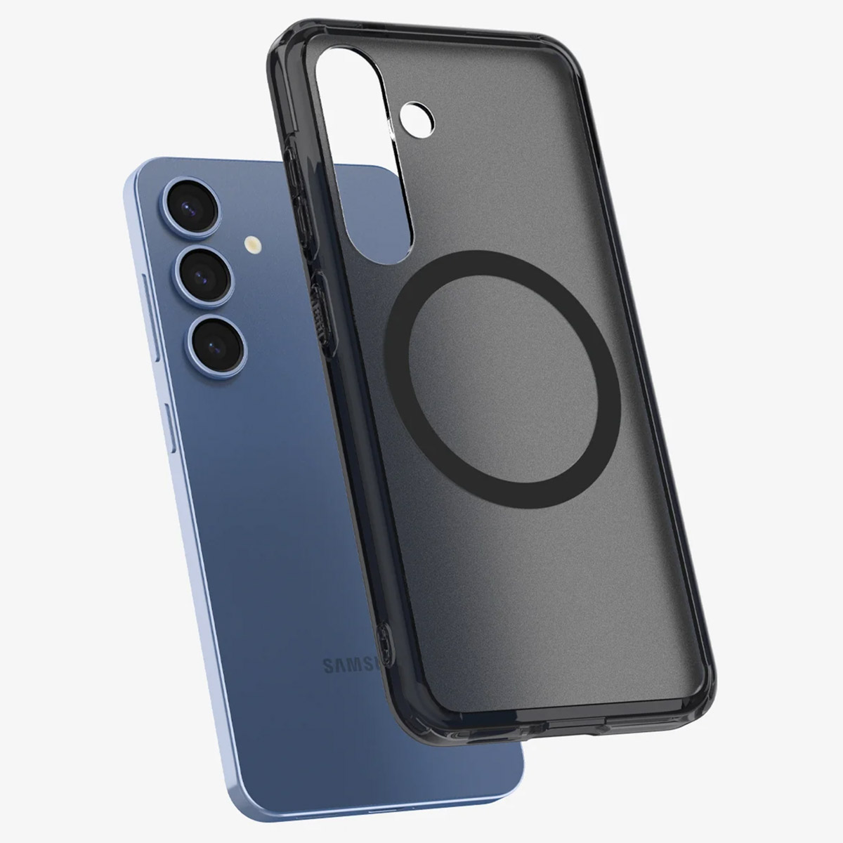 Spigen Ultra Hybrid Backcover MagSafe Samsung Galaxy S25 - Frost Black - Afbeelding 4