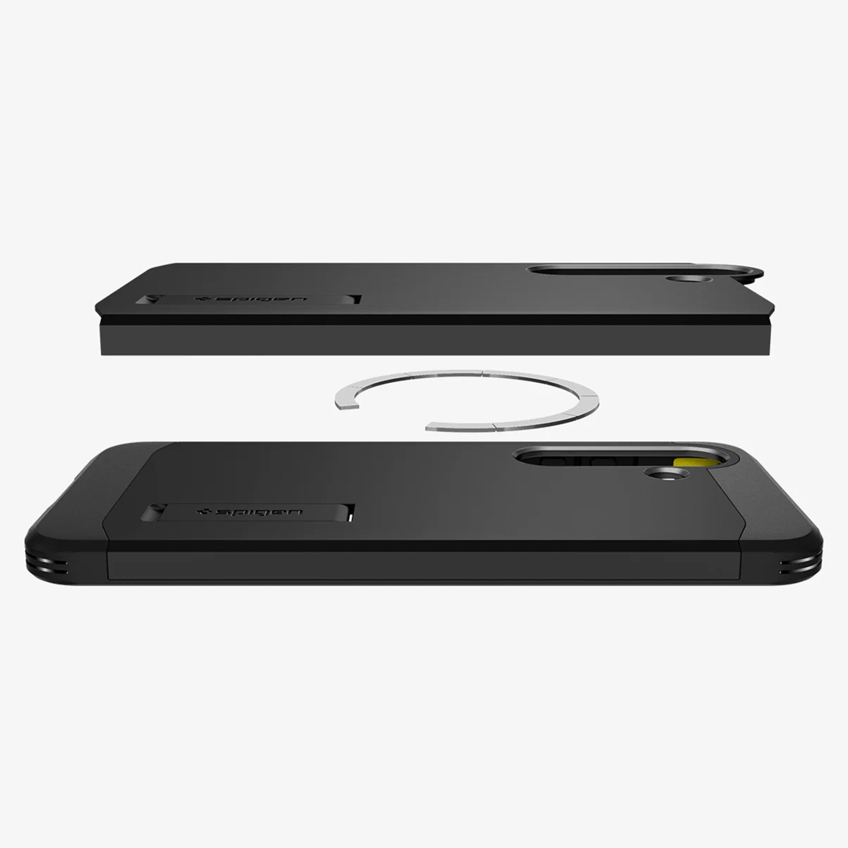 Spigen Tough Armor Backcover MagSafe Samsung Galaxy S25 - Zwart - Afbeelding 9