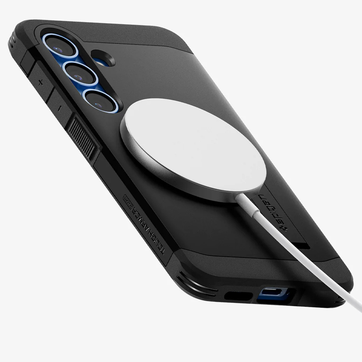 Spigen Tough Armor Backcover MagSafe Samsung Galaxy S25 - Zwart - Afbeelding 4