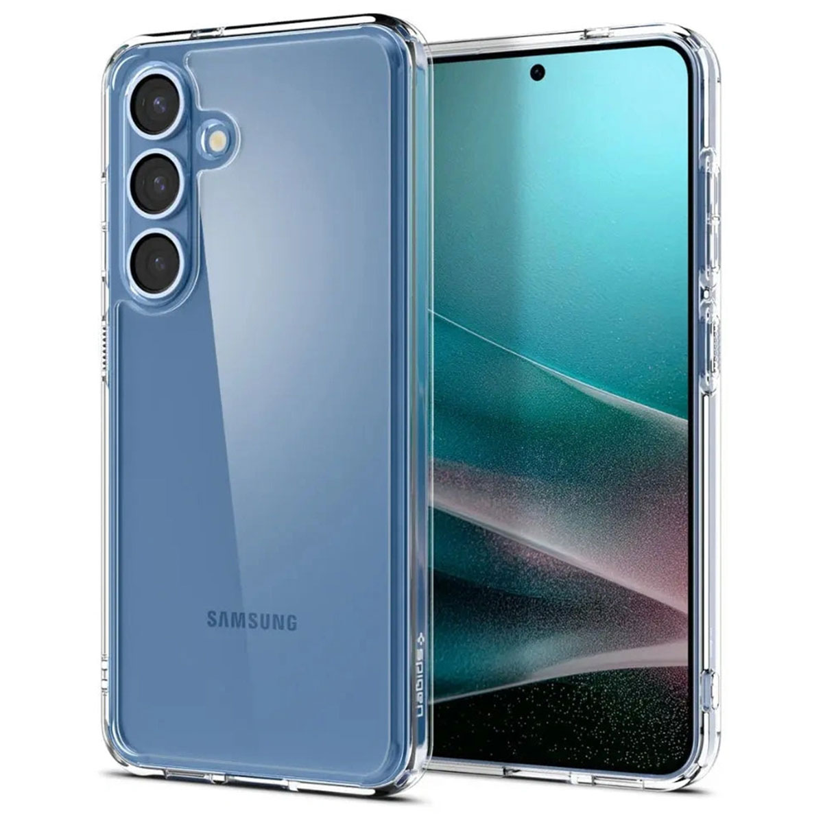 Spigen Crystal Hybrid Backcover Samsung Galaxy S25 – Transparant
