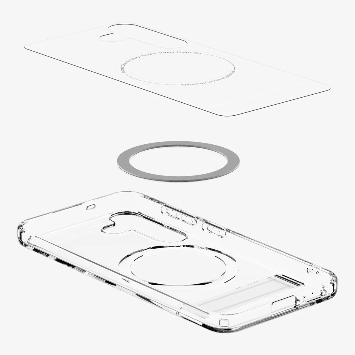 Spigen Ultra Hybrid S MagSafe Samsung Galaxy S25 - White - Afbeelding 5