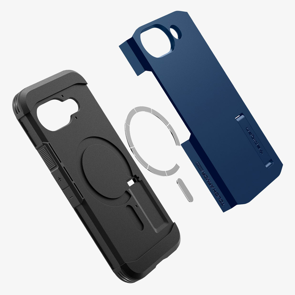 Spigen Tough Armor Backcover MagSafe Google Pixel 9A - Navy Blue - Afbeelding 6
