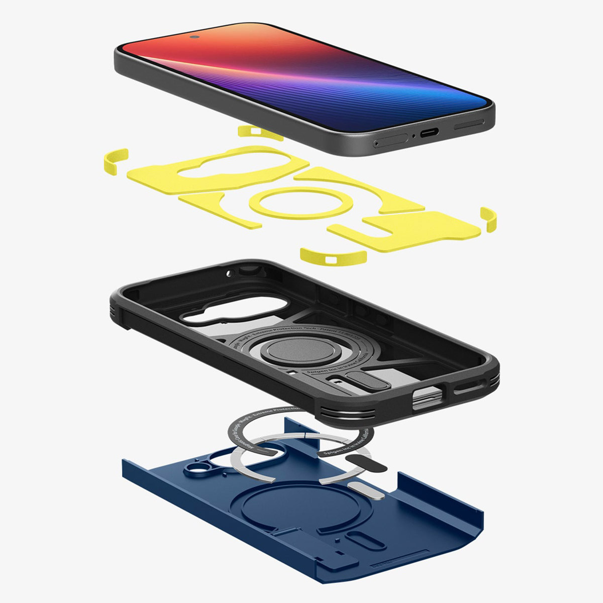 Spigen Tough Armor Backcover MagSafe Google Pixel 9A - Navy Blue - Afbeelding 8