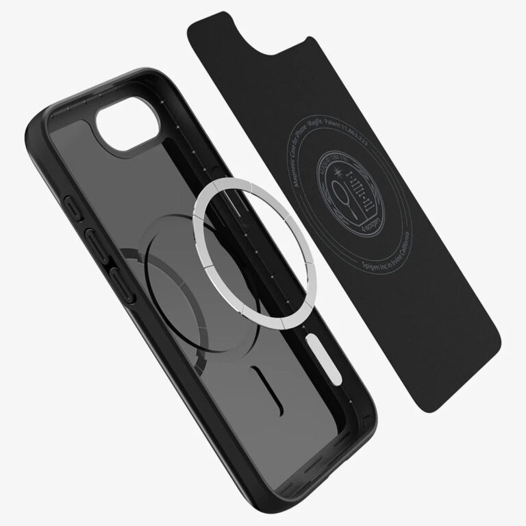 Spigen Thin Fit Backcover MagSafe Apple iPhone 16e - Zwart - Afbeelding 2