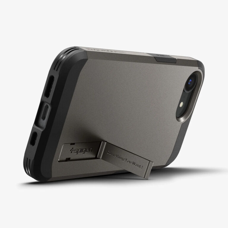 Spigen Tough Armor Backcover MagSafe Apple iPhone 16e - Gunmetal - Afbeelding 2