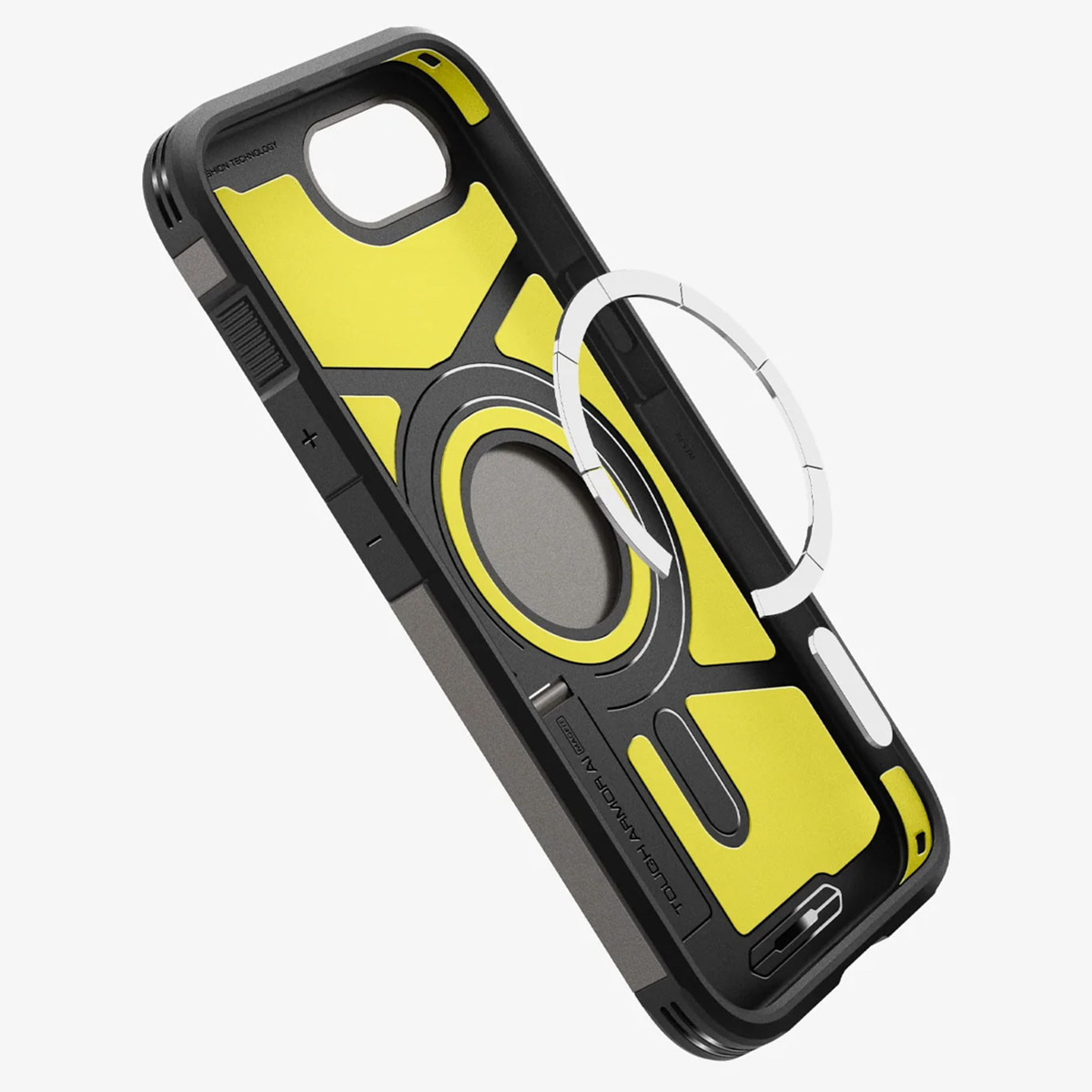 Spigen Tough Armor Backcover MagSafe Apple iPhone 16e - Gunmetal - Afbeelding 4