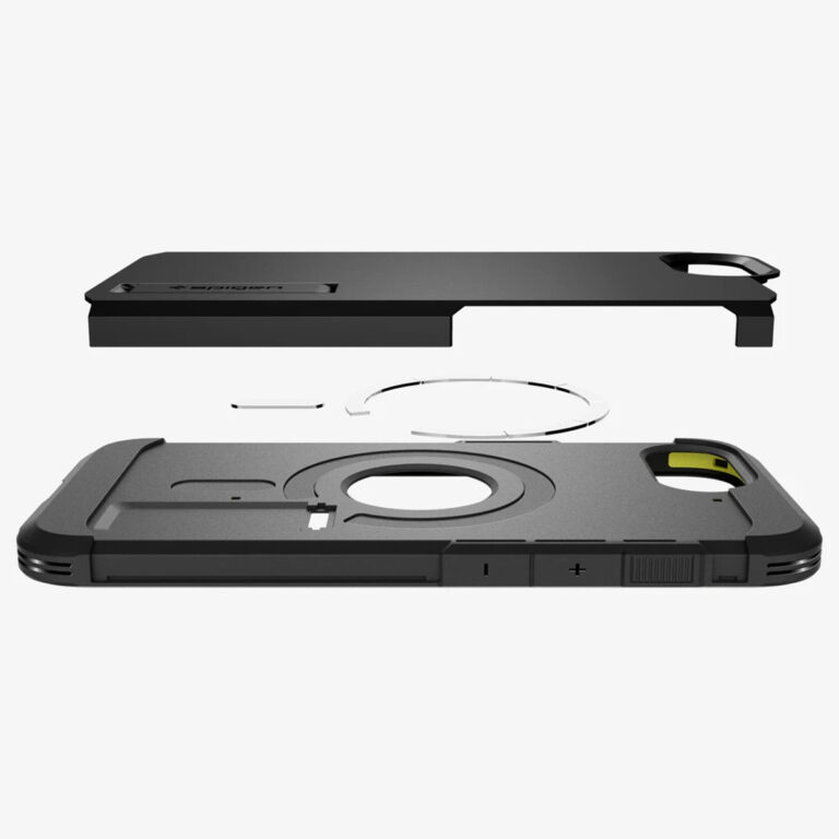 Spigen Tough Armor Backcover MagSafe Apple iPhone 16e - Black - Afbeelding 10