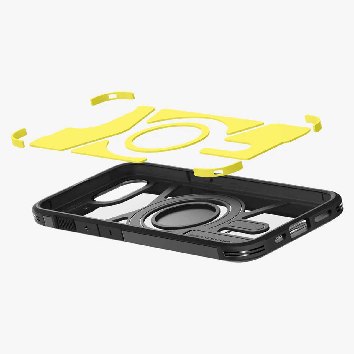 Spigen Tough Armor Backcover MagSafe Apple iPhone 16e - Zwart - Afbeelding 8