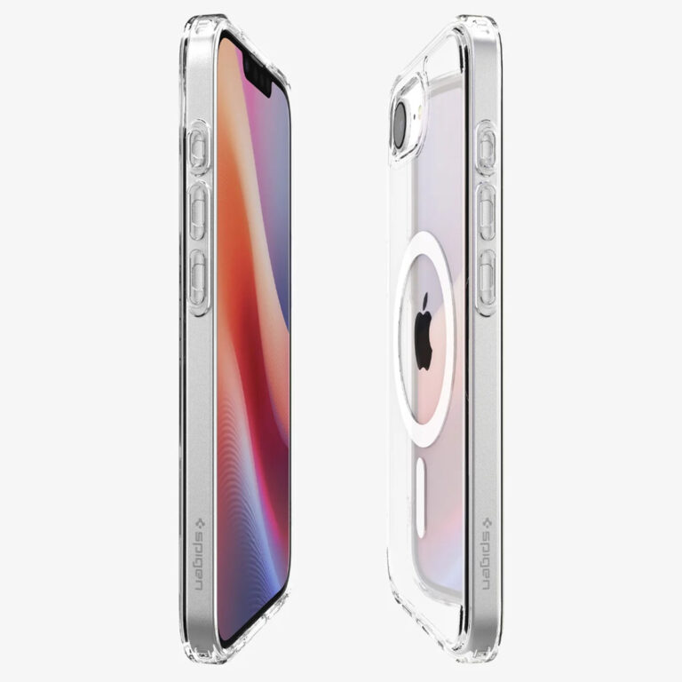 Spigen Ultra Hybrid Backcover MagSafe Apple iPhone 16e - Clear / White - Afbeelding 8
