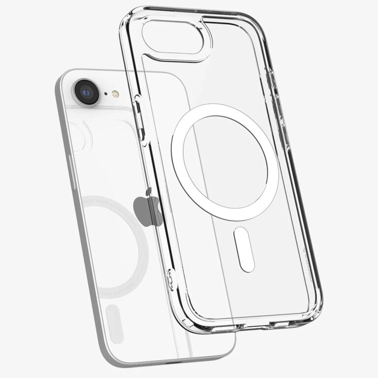 Spigen Ultra Hybrid Backcover MagSafe Apple iPhone 16e - Clear / White - Afbeelding 2