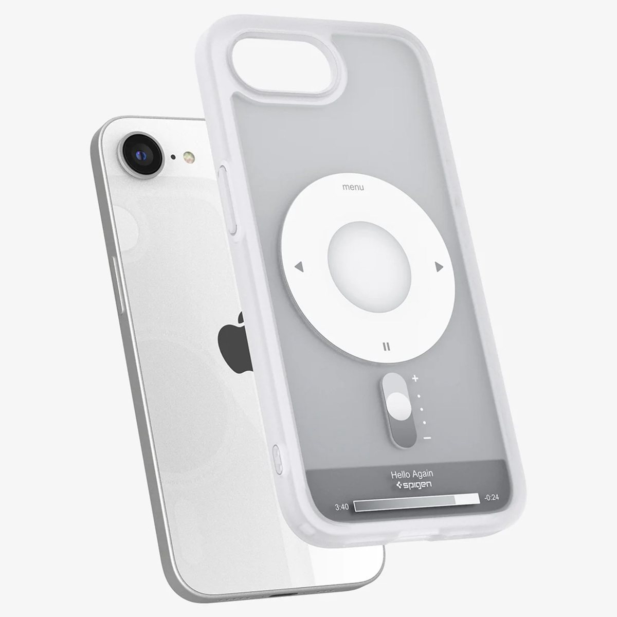 Spigen Ultra Hybrid Backcover MagSafe Apple iPhone 16e - Classic Silver - Afbeelding 3