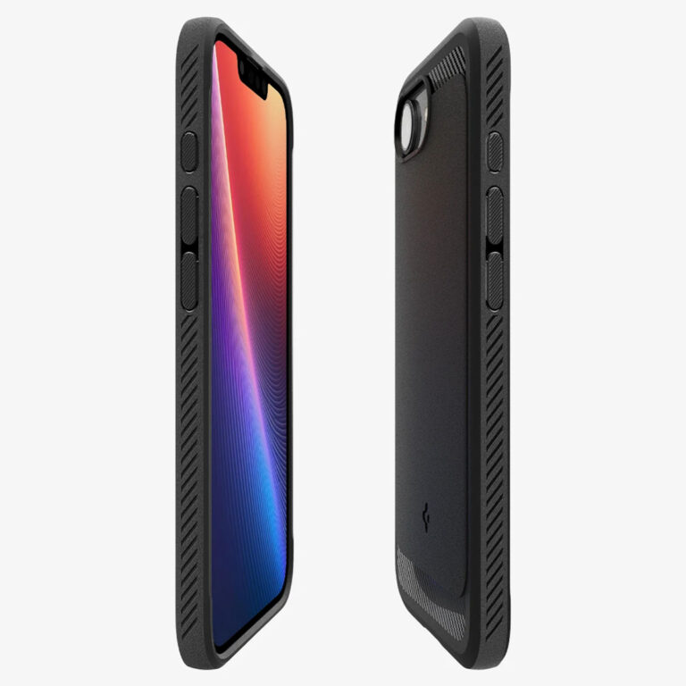 Spigen Rugged Armor Backcover MagSafe Apple iPhone 16e - Matte Black - Afbeelding 8