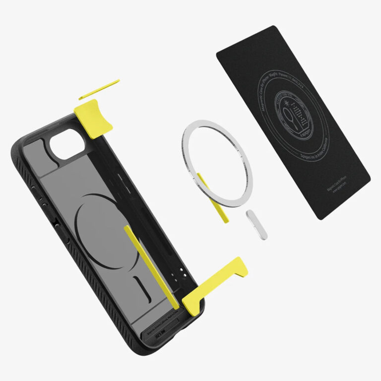 Spigen Rugged Armor Backcover MagSafe Apple iPhone 16e - Matte Black - Afbeelding 4