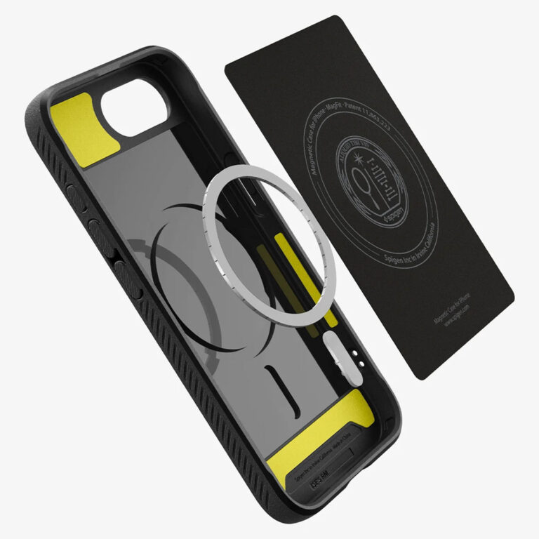 Spigen Rugged Armor Backcover MagSafe Apple iPhone 16e - Matte Black - Afbeelding 2